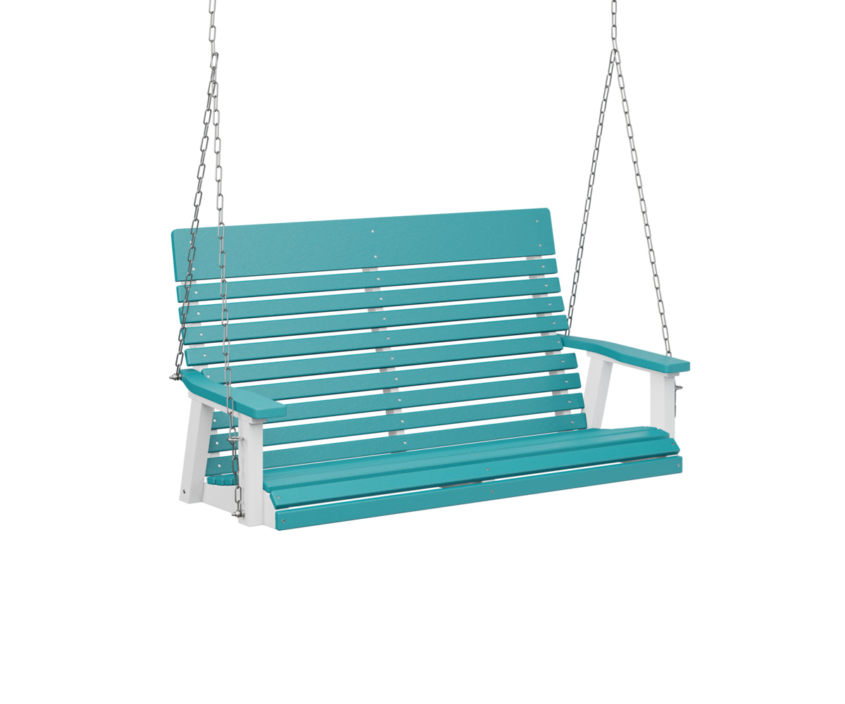 Berlin Gardens Casual Back Poly Double Swing (stainless chains)