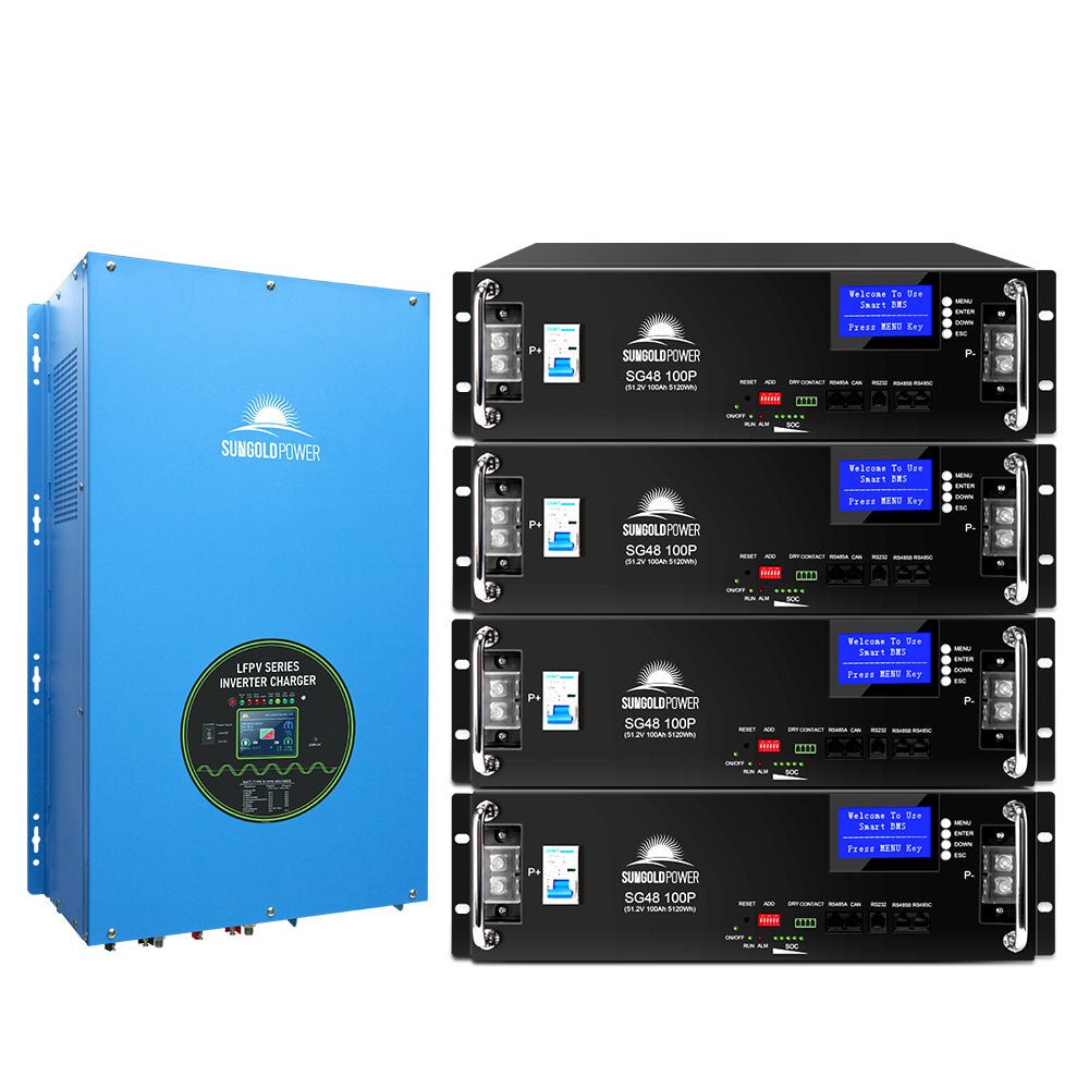 SunGoldPower 12000W 48V Split Phase Pure Sine Wave Inverter Charger