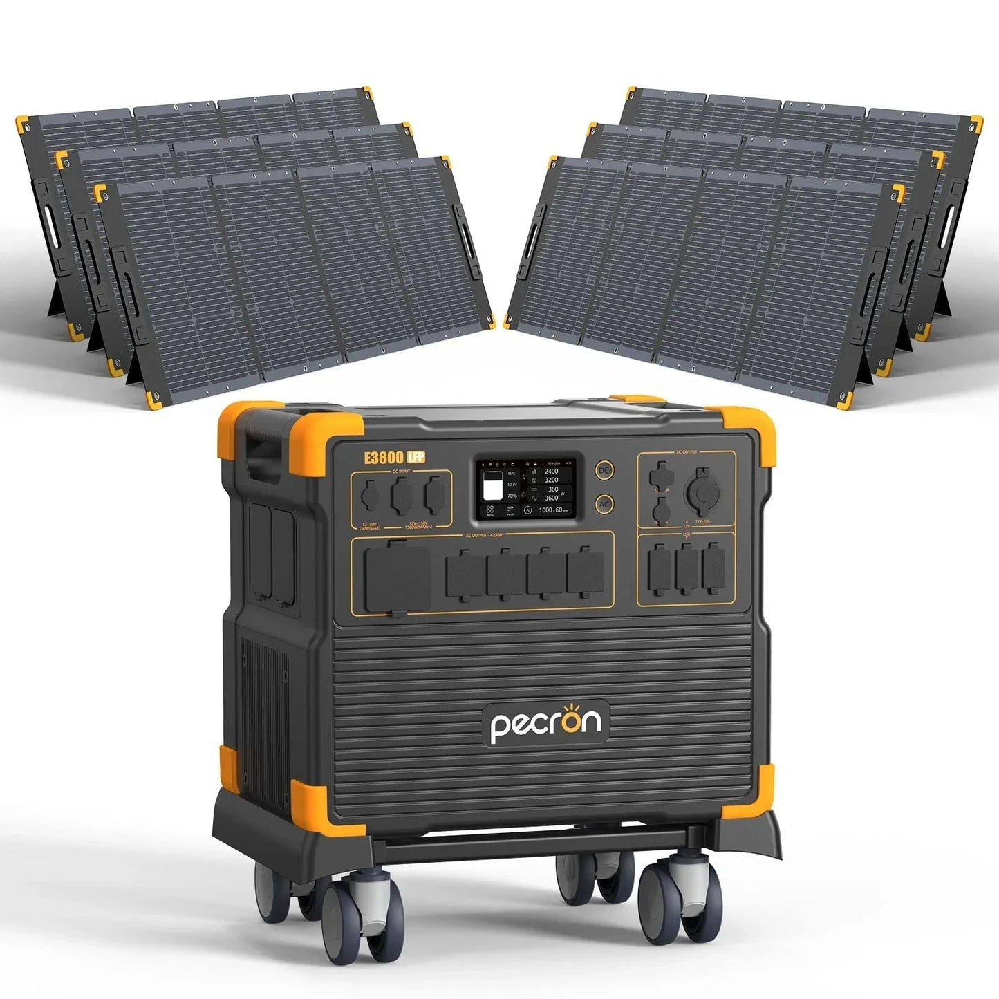 PECRON E3800LFP Portable Power Station 4200W 3840Wh
