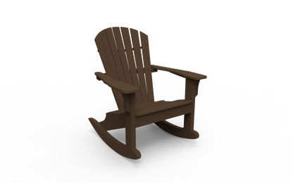 Seaside Casual Poly Adirondack Shellback Rocker