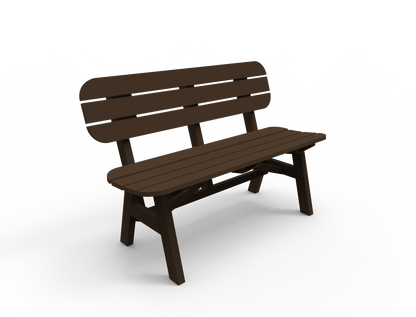 Seaside Casual Poly Portsmouth 4 ft. Bench