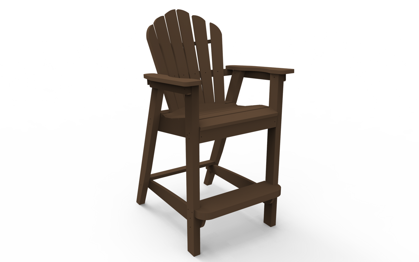 Seaside Casual Poly Adirondack Classic Bar Chair