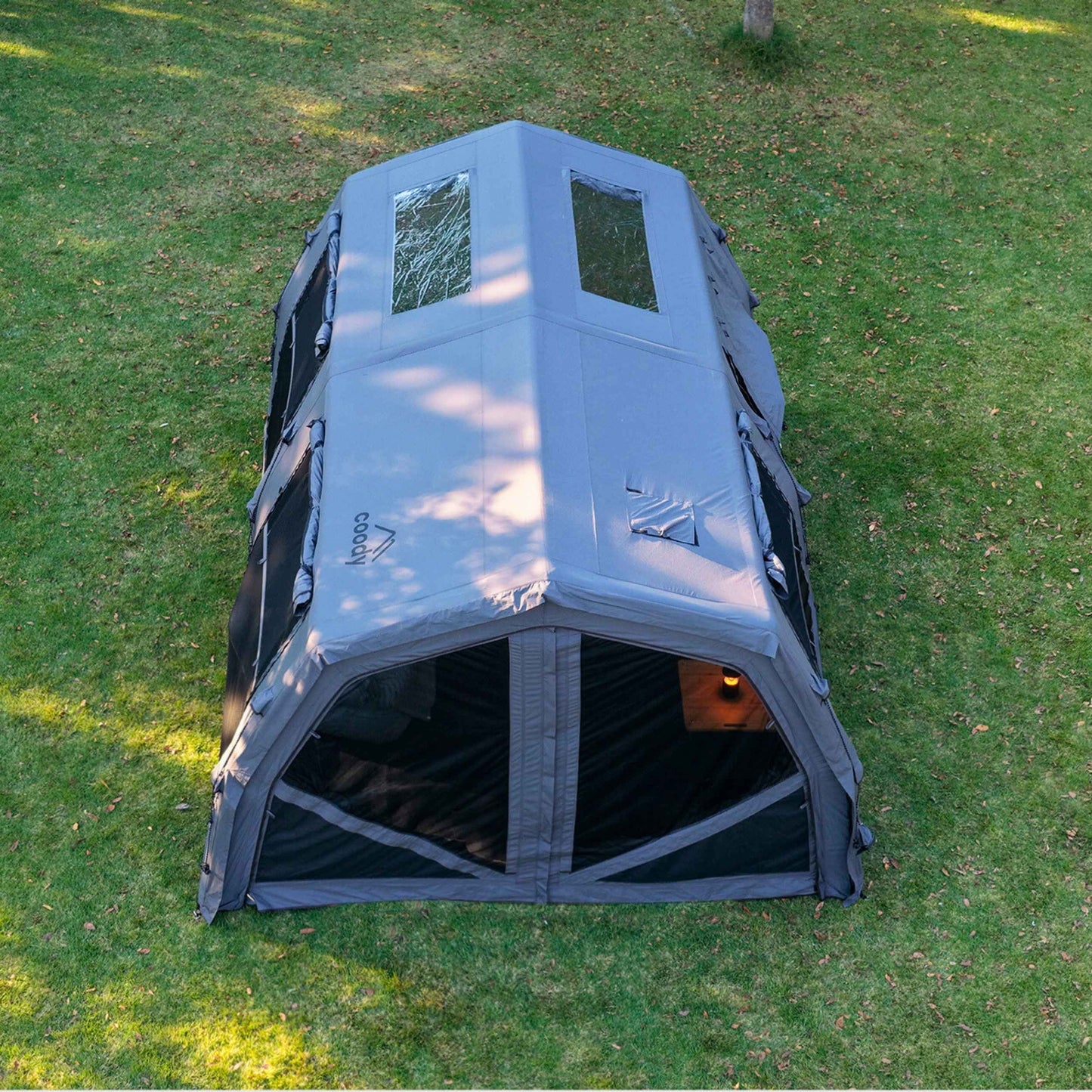 Coody Familia AirTent 17.2 PRO Gray Inflatable Tent for Camping (2-10 Person)