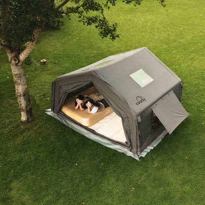 Coody 10.0 Gray Inflatable Tent House for Camping (2-4 Person)