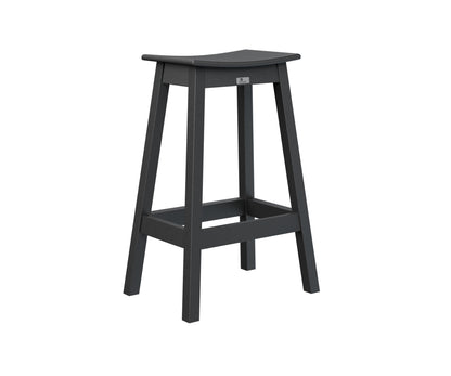 Berlin Gardens Poly Outdoor Saddle Bar Stool