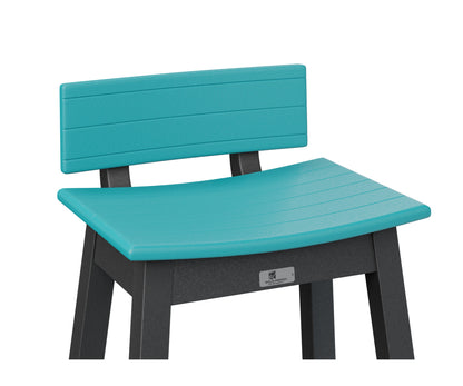 Berlin Gardens Poly Outdoor Saddle Stool Back Kit