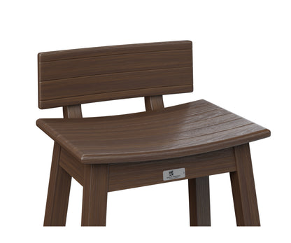 Berlin Gardens Poly Outdoor Saddle Stool Back Kit