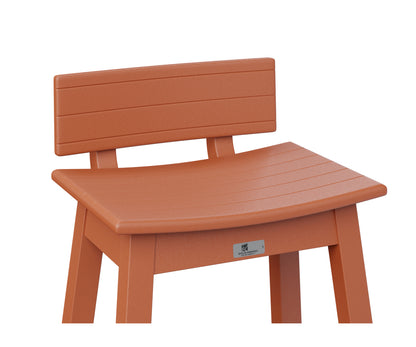 Berlin Gardens Poly Outdoor Saddle Stool Back Kit