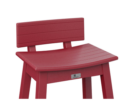 Berlin Gardens Poly Outdoor Saddle Stool Back Kit