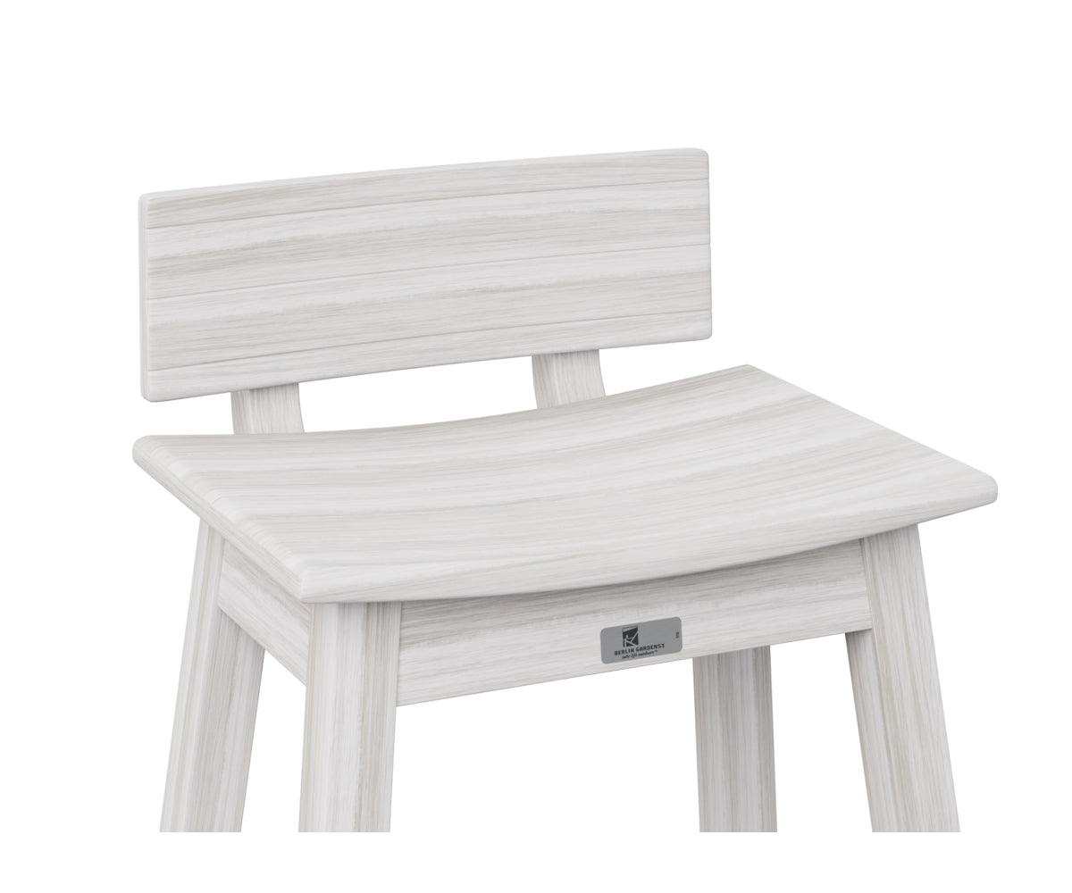 Berlin Gardens Poly Outdoor Saddle Stool Back Kit