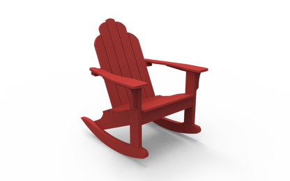 Seaside Casual Poly Adirondack Classic Rocker