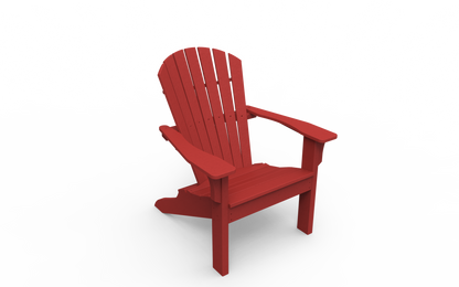 Seaside Casual Poly Adirondack Shellback Chair