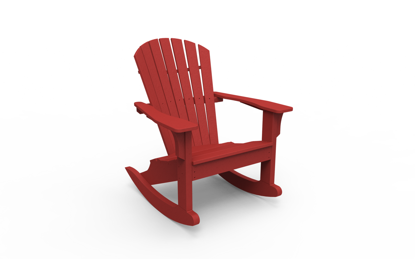 Seaside Casual Poly Adirondack Shellback Rocker