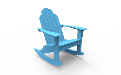 Seaside Casual Poly Adirondack Classic Rocker