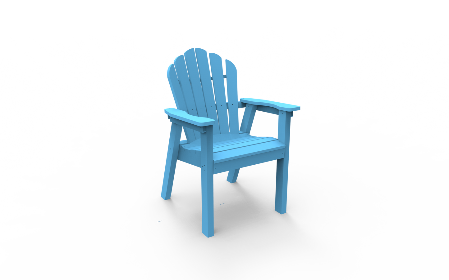 Seaside Casual Poly Adirondack Classic Dining Chair