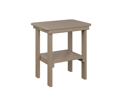 Berlin Gardens Poly Rectangular End Table Dining Height