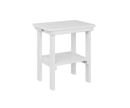 Berlin Gardens Poly Rectangular End Table Dining Height