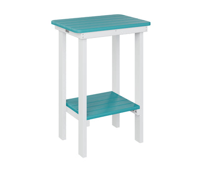 Berlin Gardens Poly Rectangular End Table Counter Height