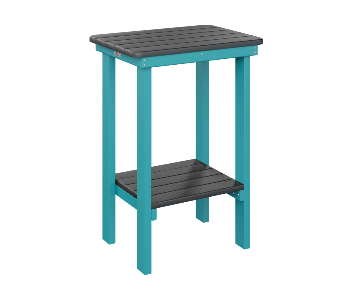 Berlin Gardens Poly Rectangular End Table Counter Height