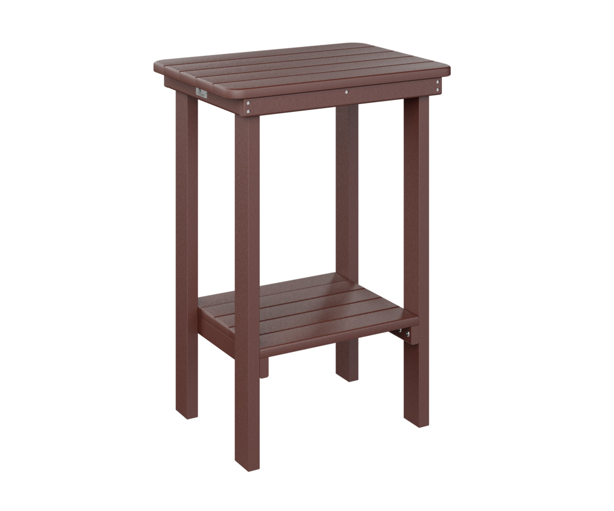 Berlin Gardens Poly Rectangular End Table Counter Height