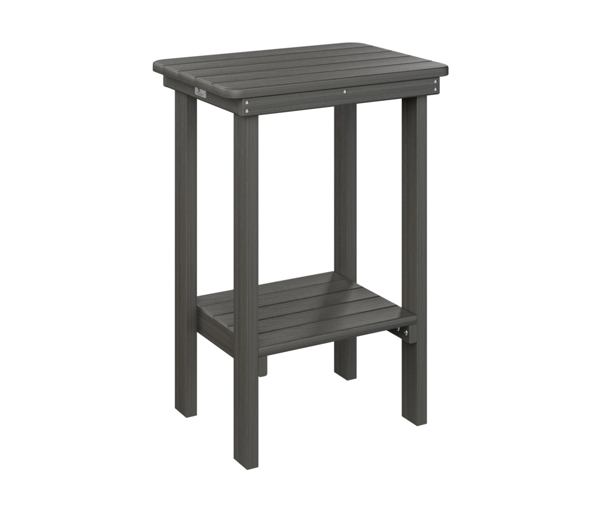 Berlin Gardens Poly Rectangular End Table Counter Height