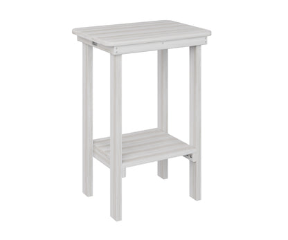 Berlin Gardens Poly Rectangular End Table Counter Height