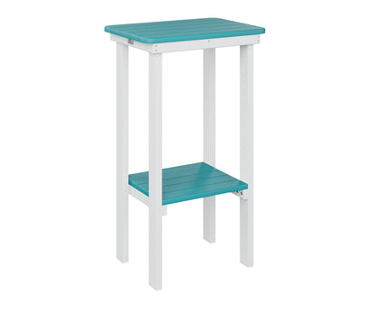 Berlin Gardens Poly Rectangular End Table Bar Height