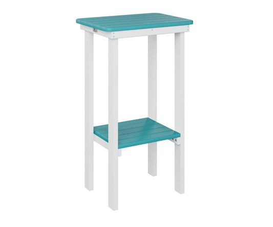 Berlin Gardens Poly Rectangular End Table Bar Height