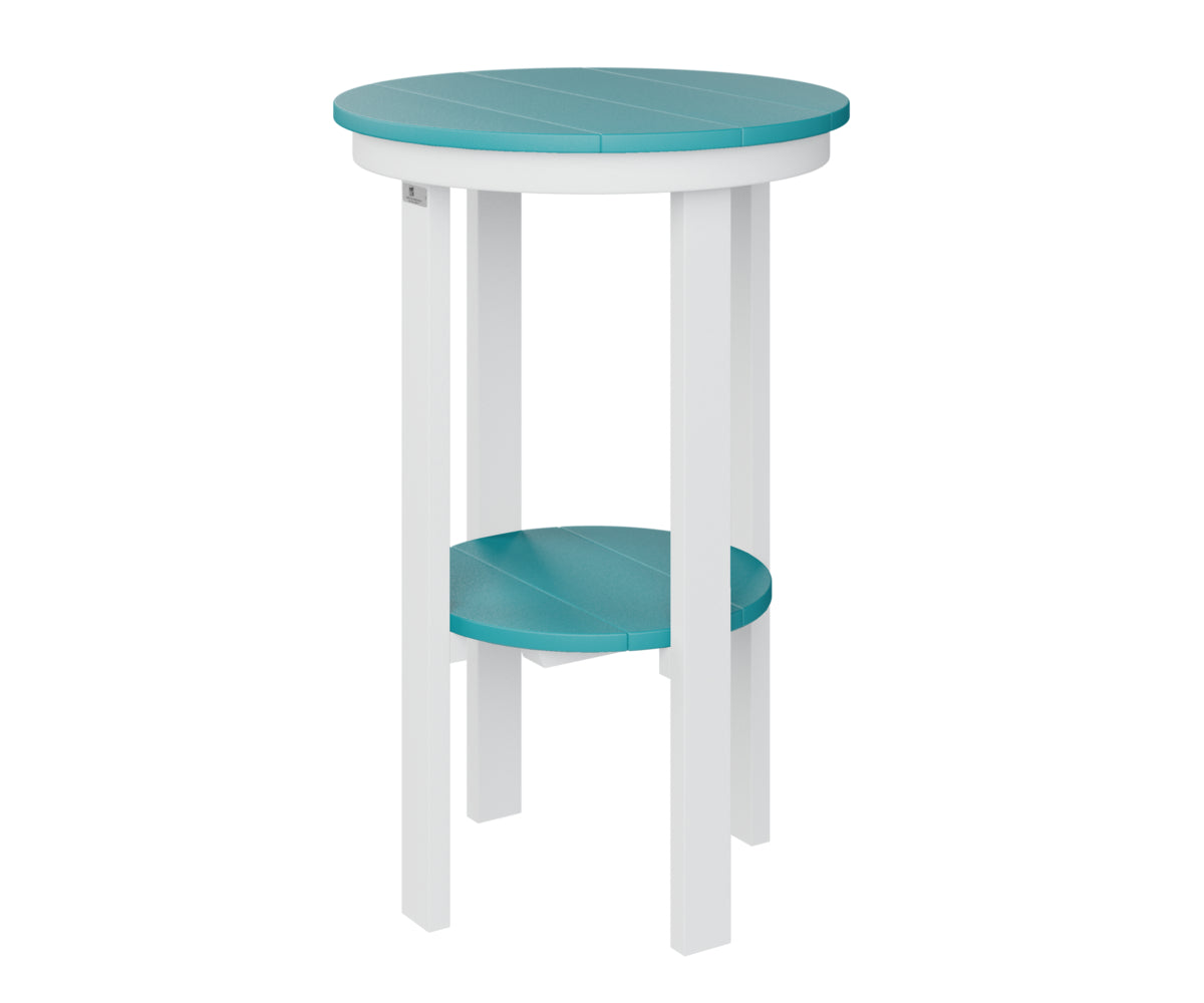 Berlin Gardens Poly Round End Table Bar Height