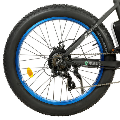 Ecotric rear tire with shimano derailleur