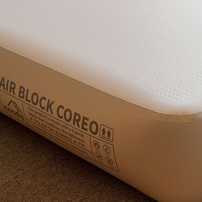 Coody Coreo Air Mattress King (180 × 200 × 35 cm) – Structured Air Block Inflatable Bed, Compact Pack Design