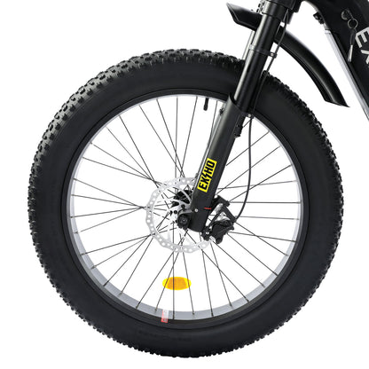 Ecotric Explorer 26 inches 48V 750W Class 2 Fat Tire Electric Bike with Rear Rack