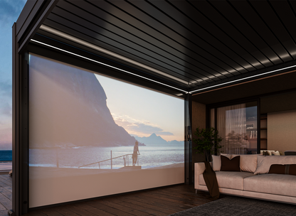 FlexPatio Motorized Projection Screen