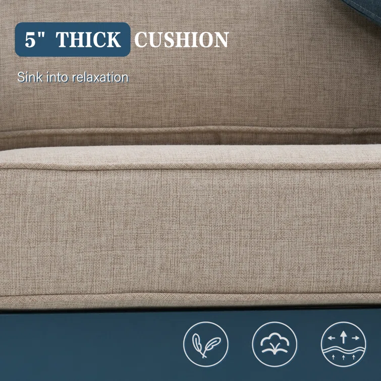 Ainfox Elegant Aluminum Outdoor Patio Sofa Set For Indoor & Outdoor