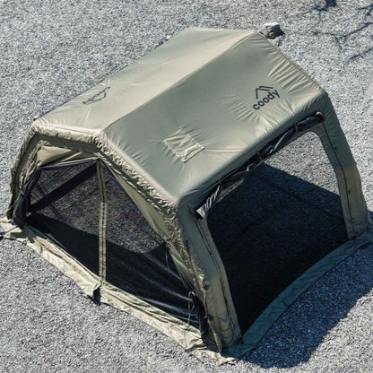Coody AirTarp Pro Inflatable Canopy Extension for 17.2 Pro, 10.0 Pro & Hub Pro AirTents – Forest Green