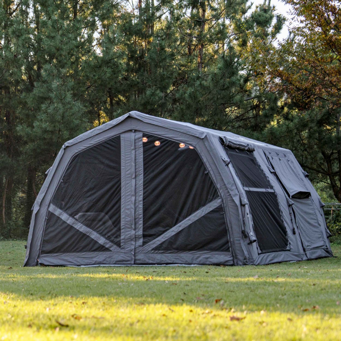 Coody Familia AirTent 17.2 PRO Gray Inflatable Tent for Camping (2-10 Person)