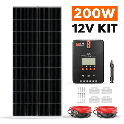 Rich Solar - 200 Watt Solar Kit