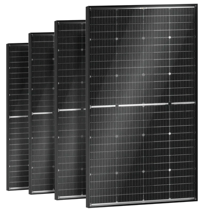 BougeRV N-Type 12V/24V 200 Watt Bifacial 16BB Solar Panel