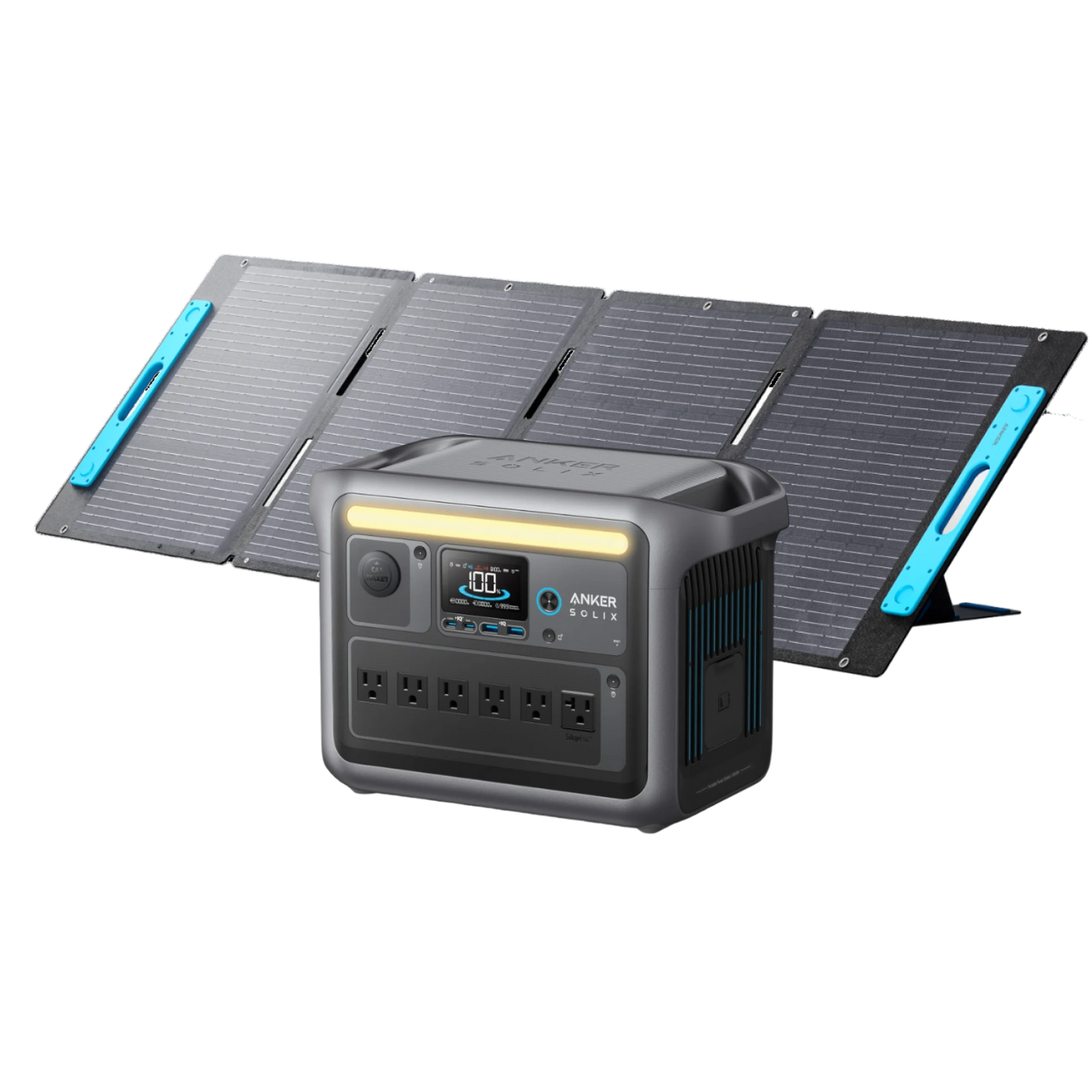 Anker SOLIX C1000X Solar Generator + 200W Solar Panel