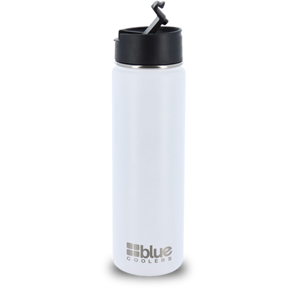 Blue Coolers Drinkware - 20 oz. Steel Double-wall Vacuum Insulated Flask (Snap Top Lid)
