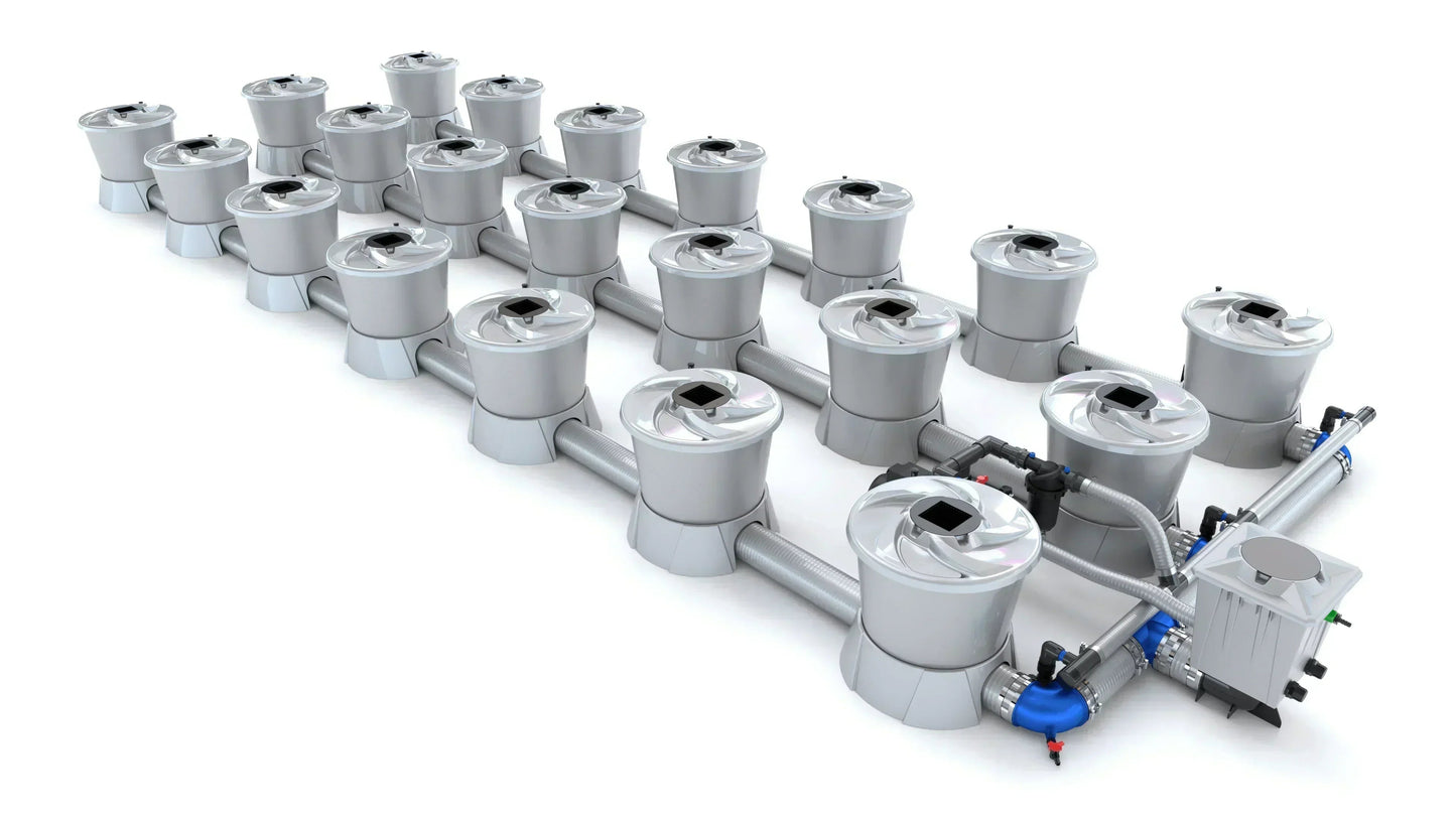 Alien Hydroponics - V-SYSTEM 21 Pot 3 Row Kit