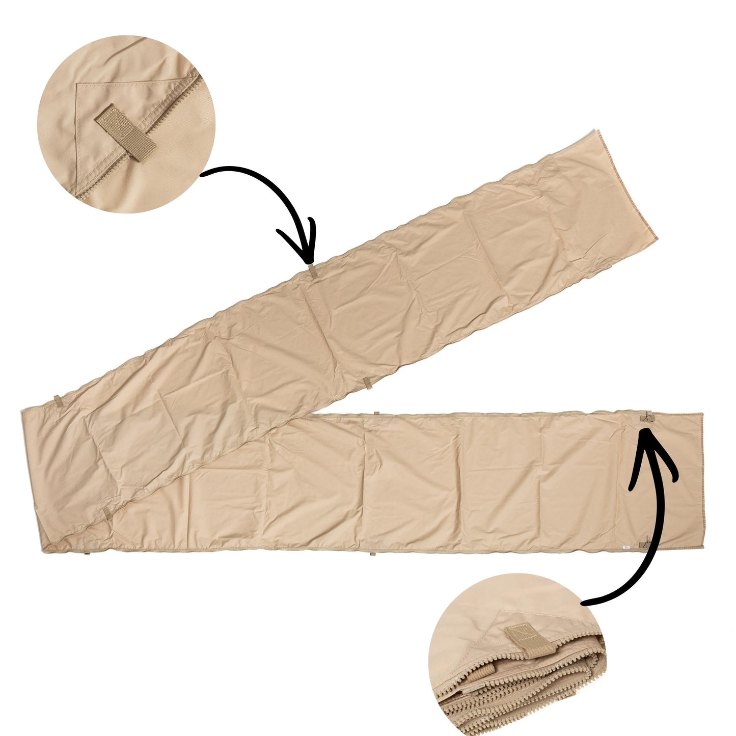 Coody Tent Connector 3.6+3.6 (Beige) – for 17.2, 13.6, Hub, 10.0