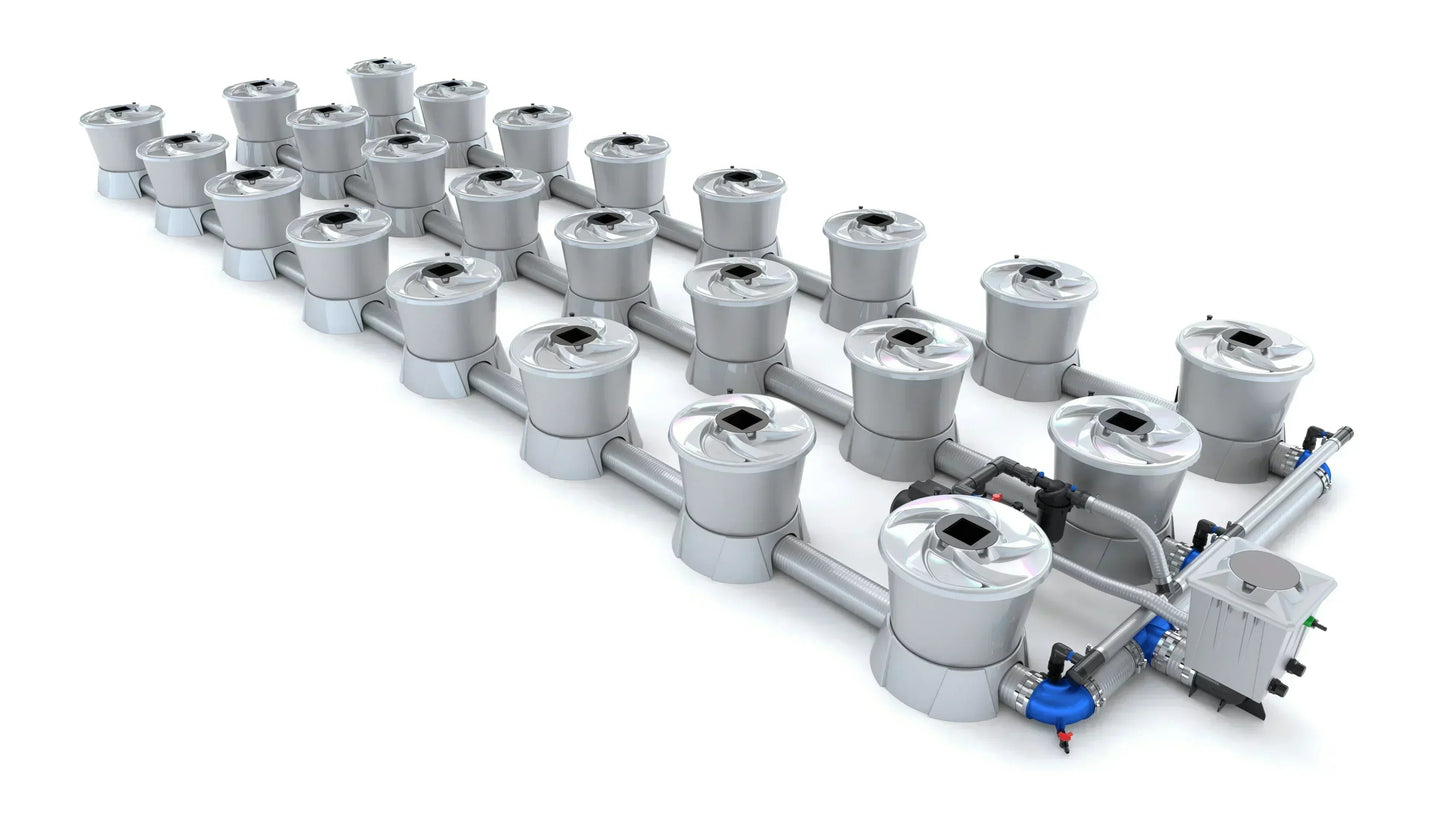 Alien Hydroponics - V-SYSTEM 24 Pot 3 Row Kit