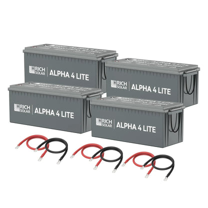 Rich Solar - 24V - 400AH - 10.2kWh Lithium Battery Bank