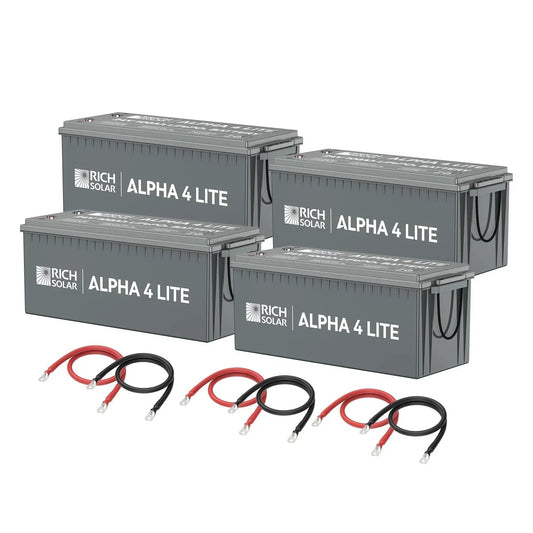 Rich Solar - 24V - 400AH - 10.2kWh Lithium Battery Bank