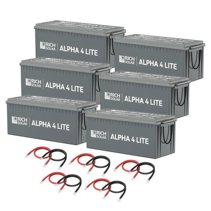 Rich Solar - 24V - 600AH - 15.3kWh Lithium Battery Bank