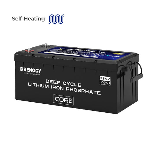 Renogy 24V 100Ah Core Series Deep Cycle Lithium Iron Phosphate Battery