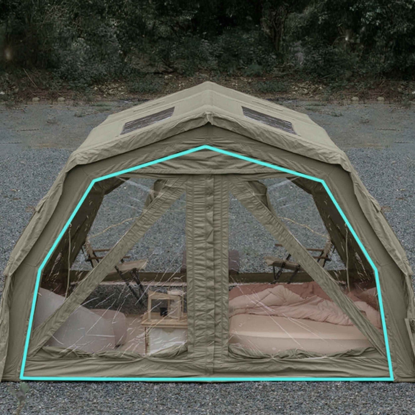 TPU Door Green for tent Coody 17.2 PRO, 10.0 PRO