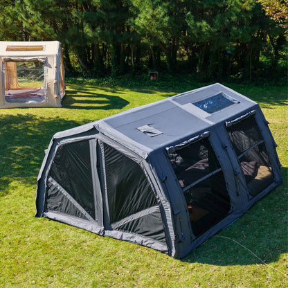 Coody Familia AirTent 17.2 PRO Gray Inflatable Tent for Camping (2-10 Person)
