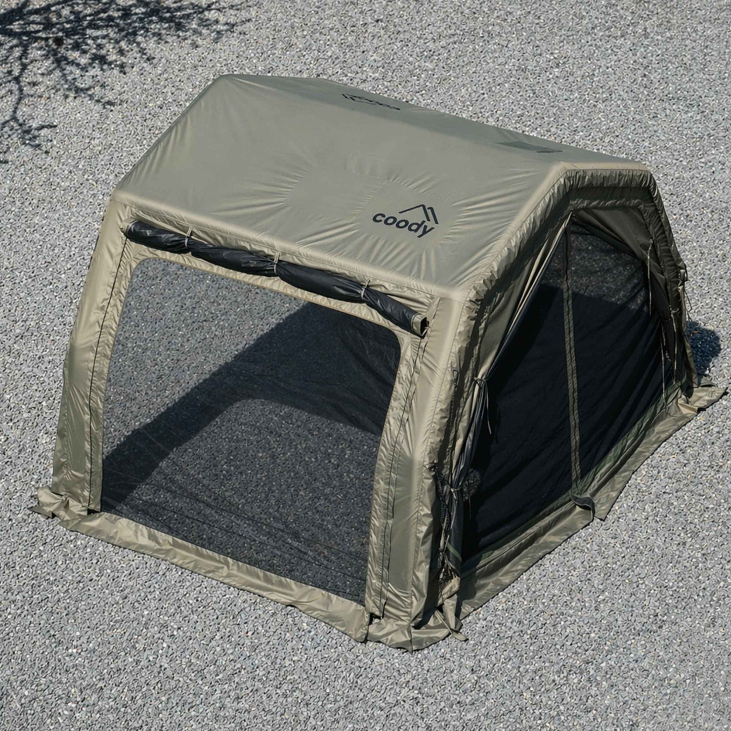 Coody AirTarp Pro Inflatable Canopy Extension for 17.2 Pro, 10.0 Pro & Hub Pro AirTents – Forest Green